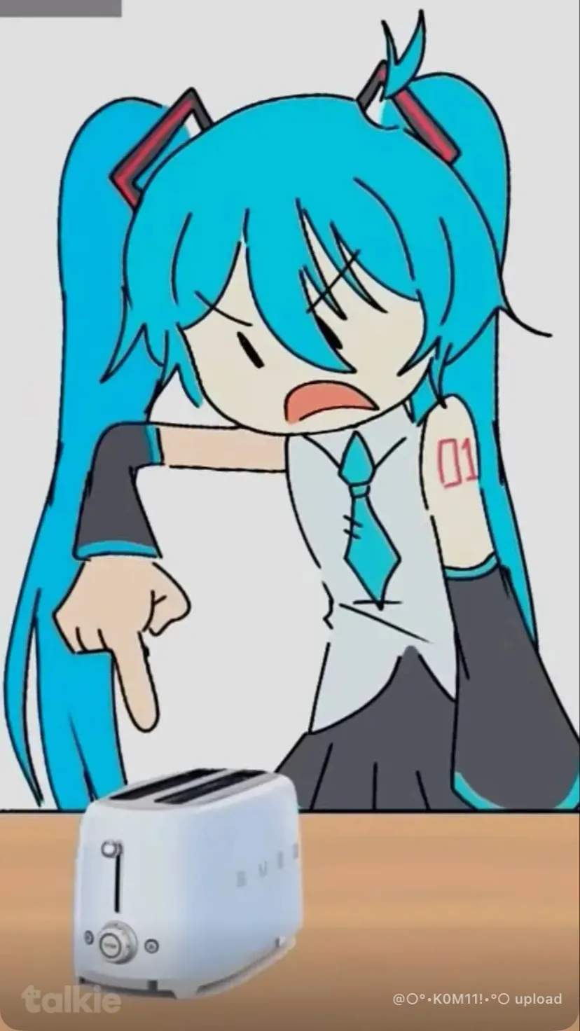 ai character: miku  background