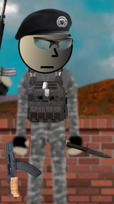 ai character: soldier ww1 background