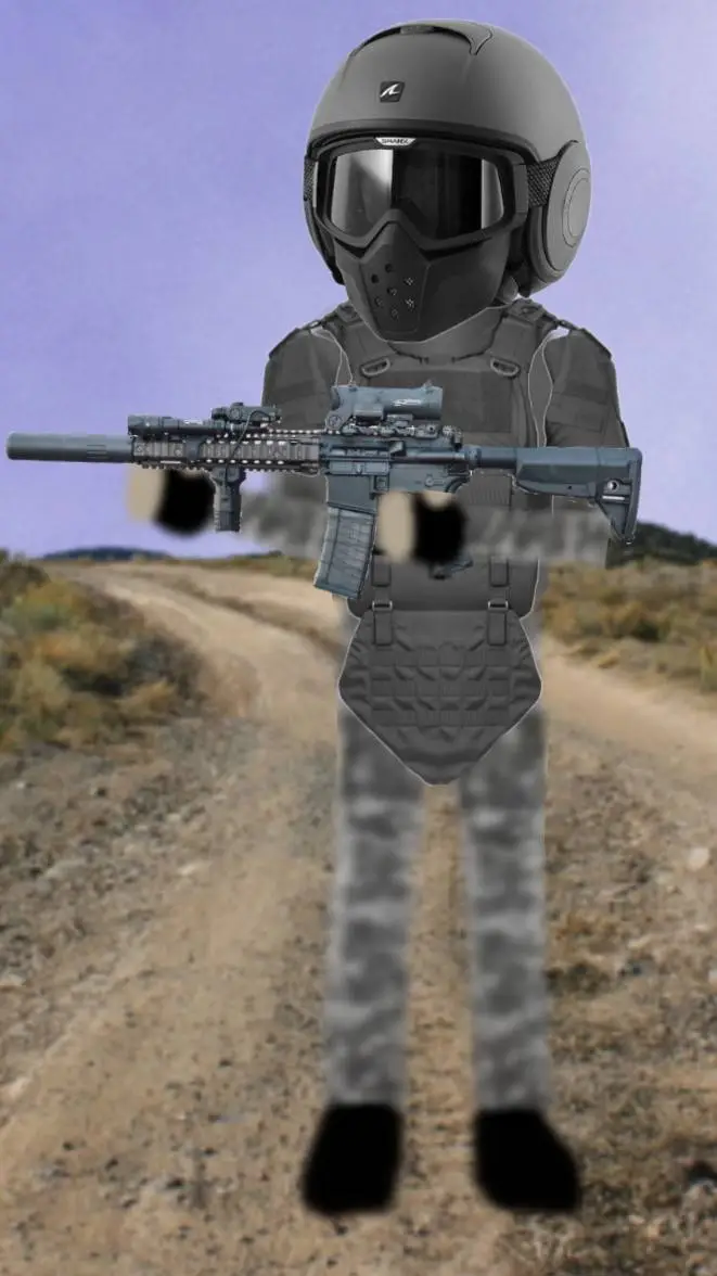 ai character: soldier  background