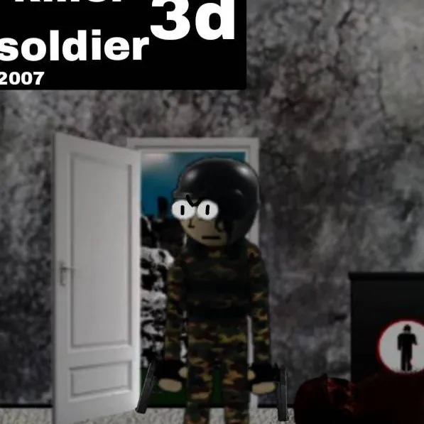 chat with ai character: killer soldier 3d