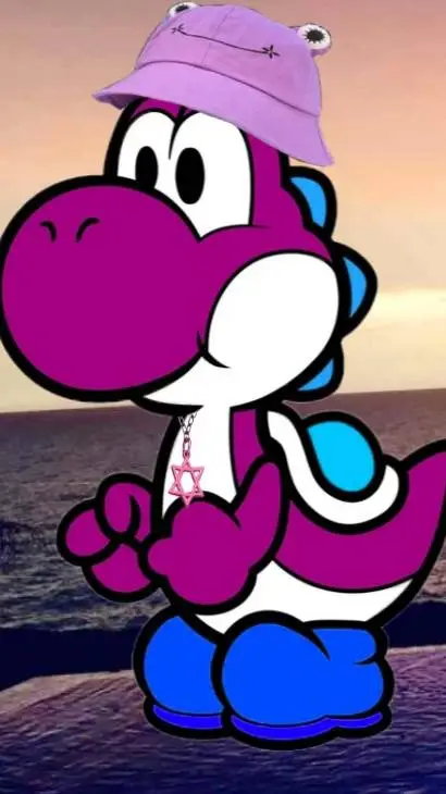 ai character: 💖💜Yoshi 4💜💖 background