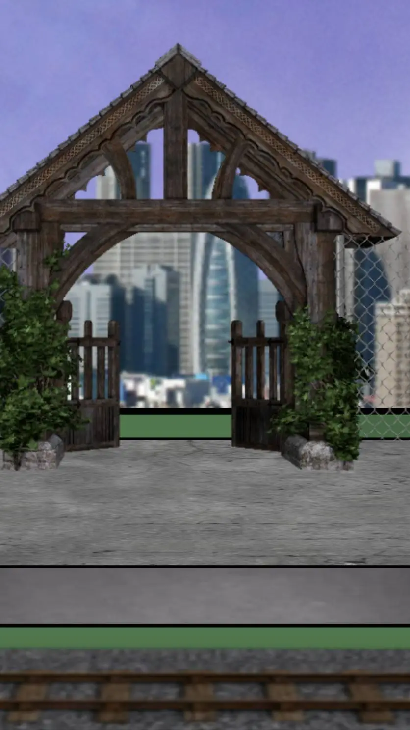 ai character: wall background