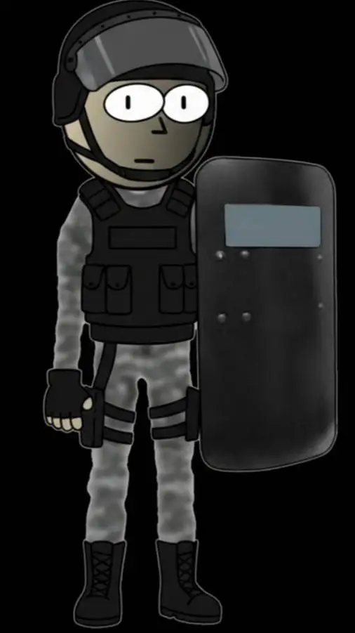 ai character: soldier  background