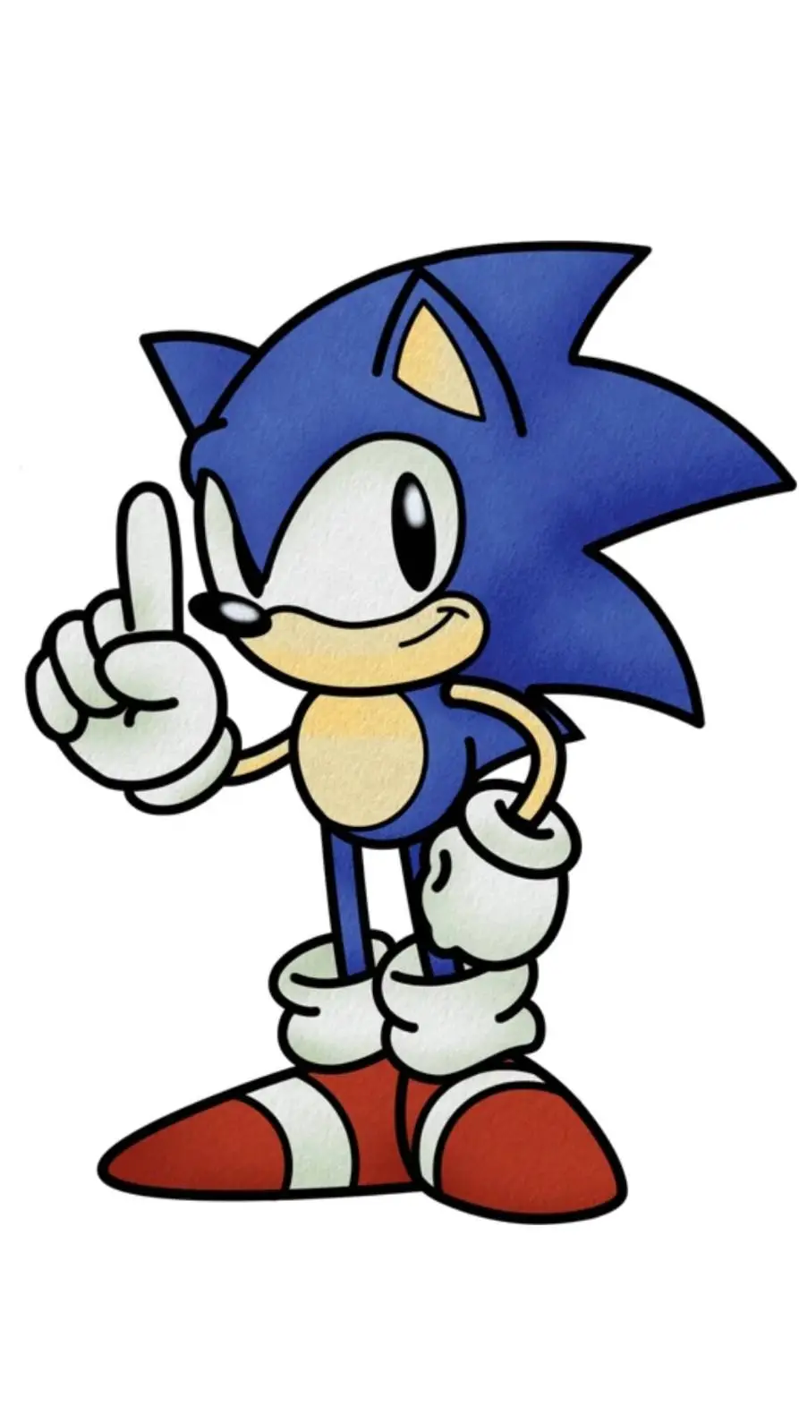 ai character: Sonic  background