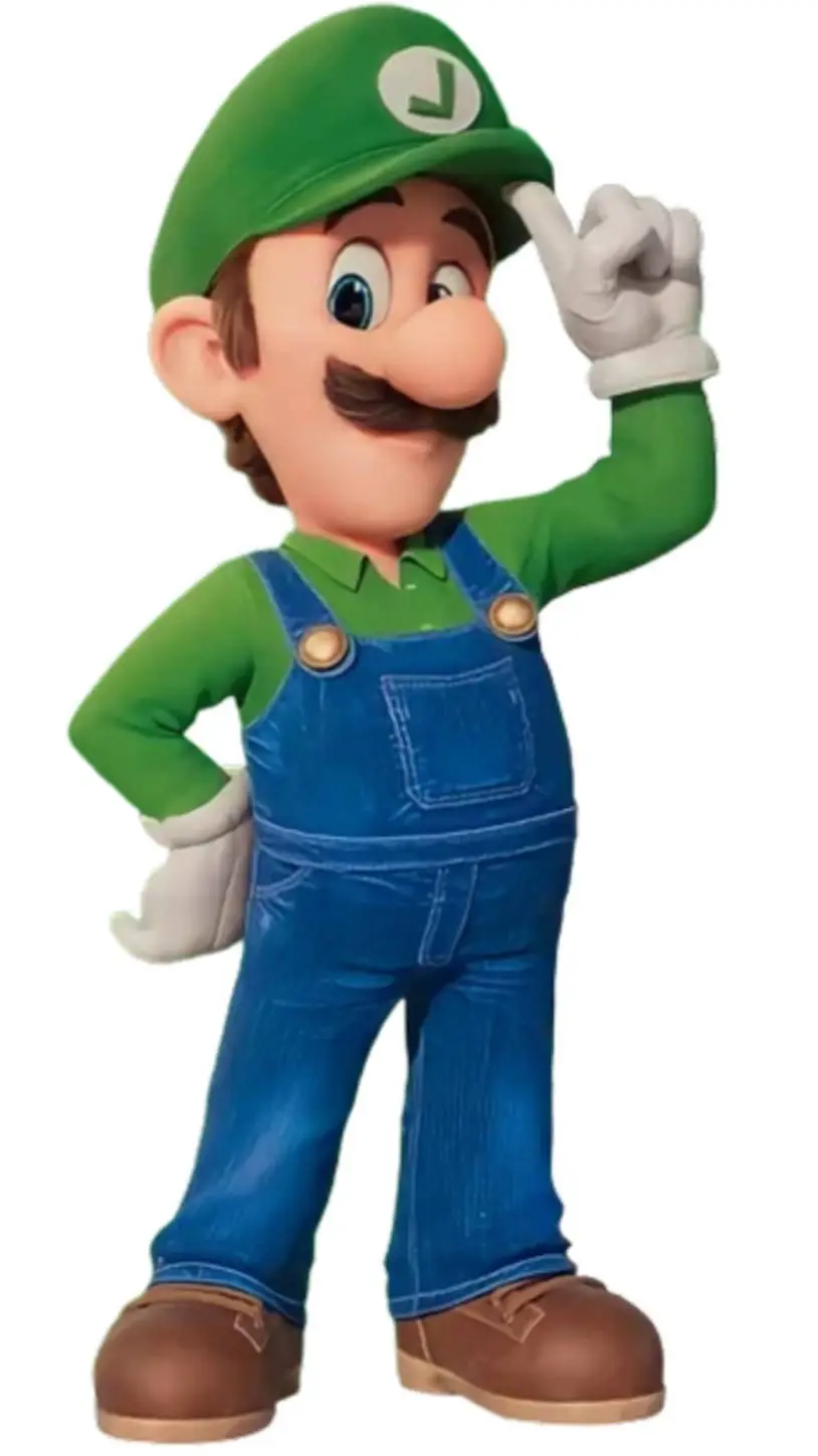 ai character: Luigi  background