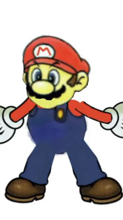 ai character: "MARIO MUSIC" background