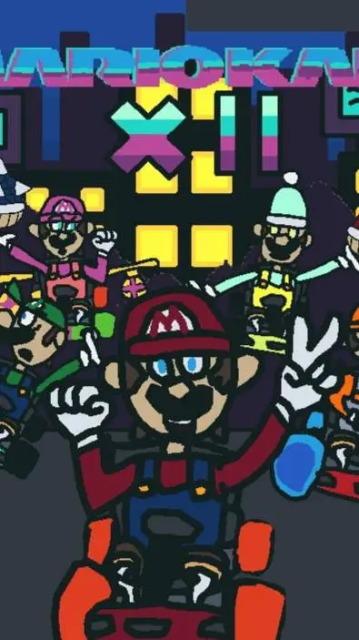 ai character: MARIO KART XII  background