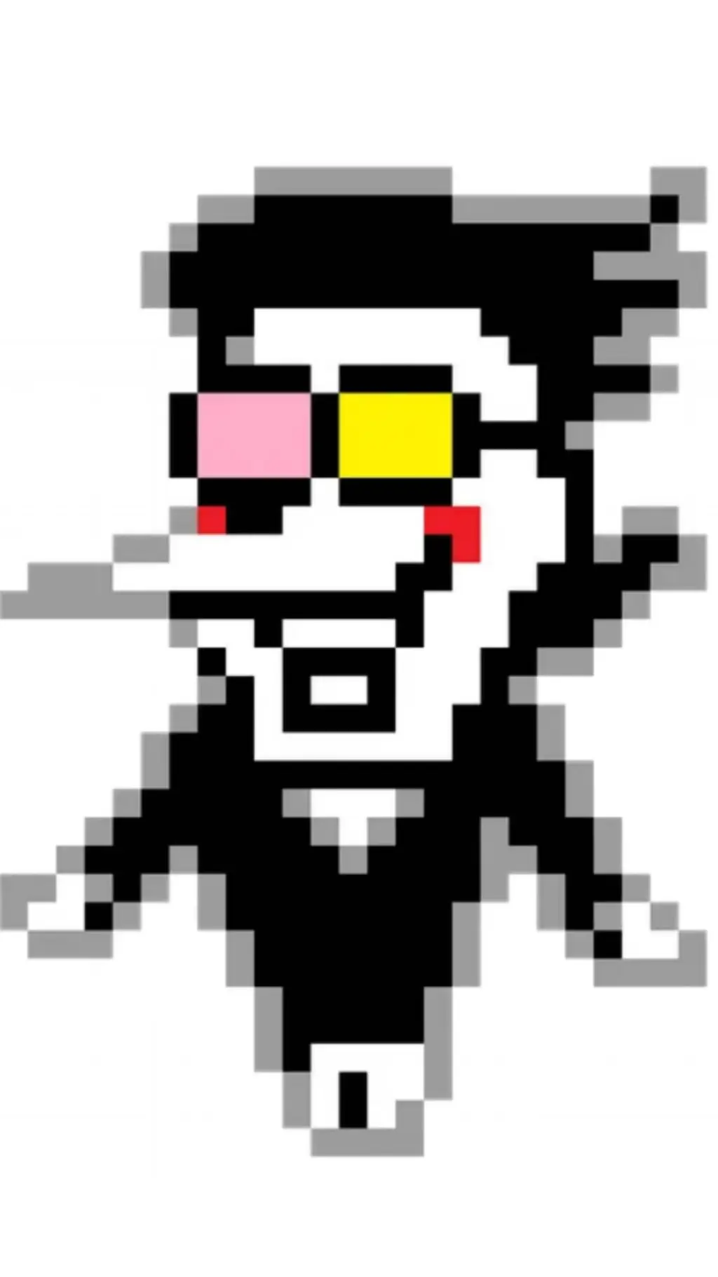 ai character: Spamton  background