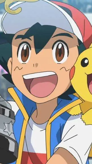 ai character: ash ketchum background