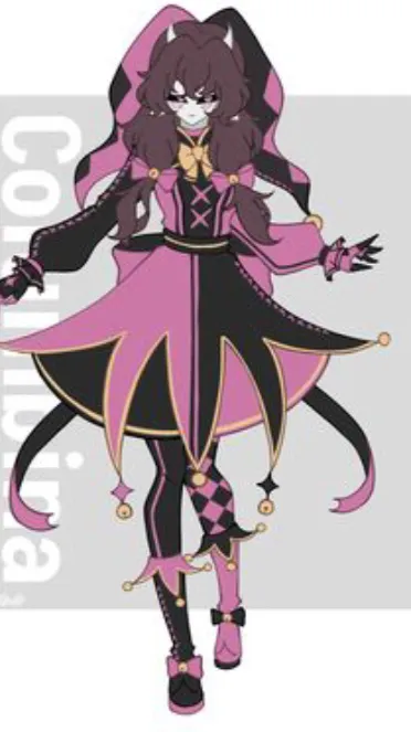 ai character: Columbina  background