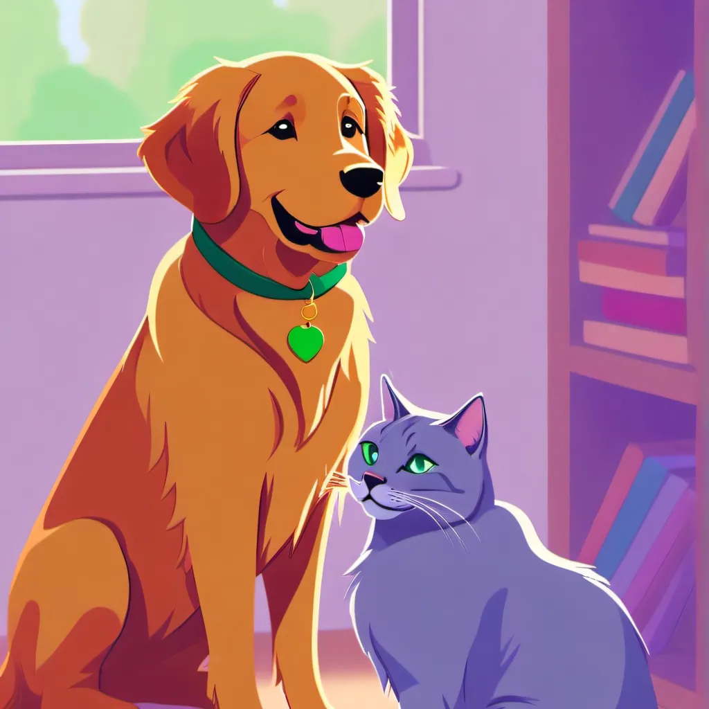 chat with ai character: cat and dog