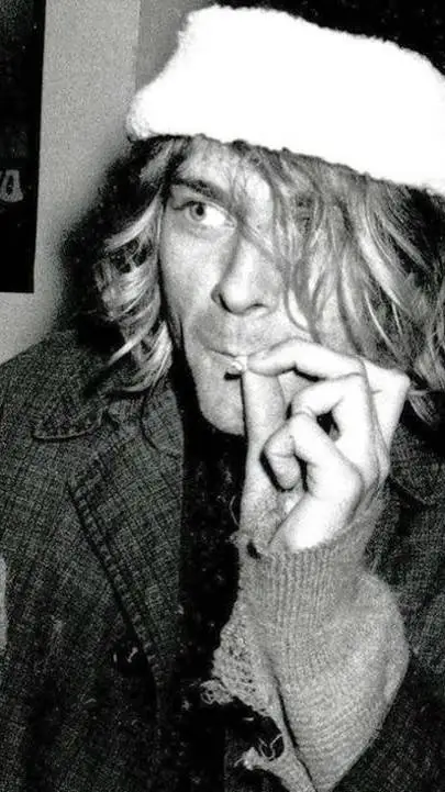 ai character: KurtCobain background