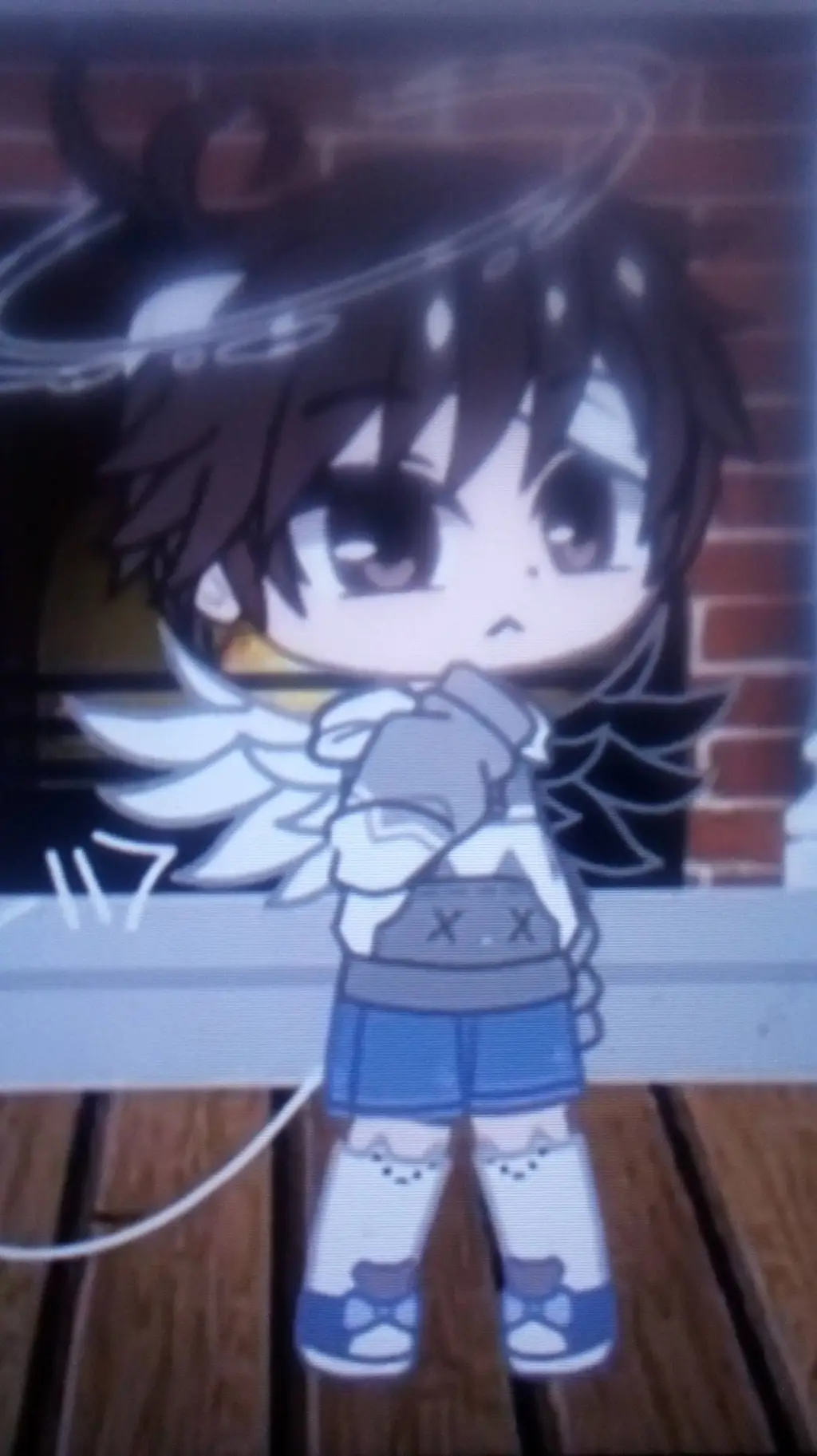 ai character: Bean CC! background