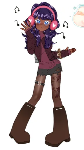 ai character: Hazbin hotel 👍🏾 background