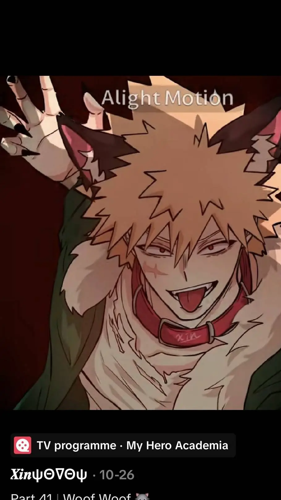 ai character: Wolf Bakugo💔 background