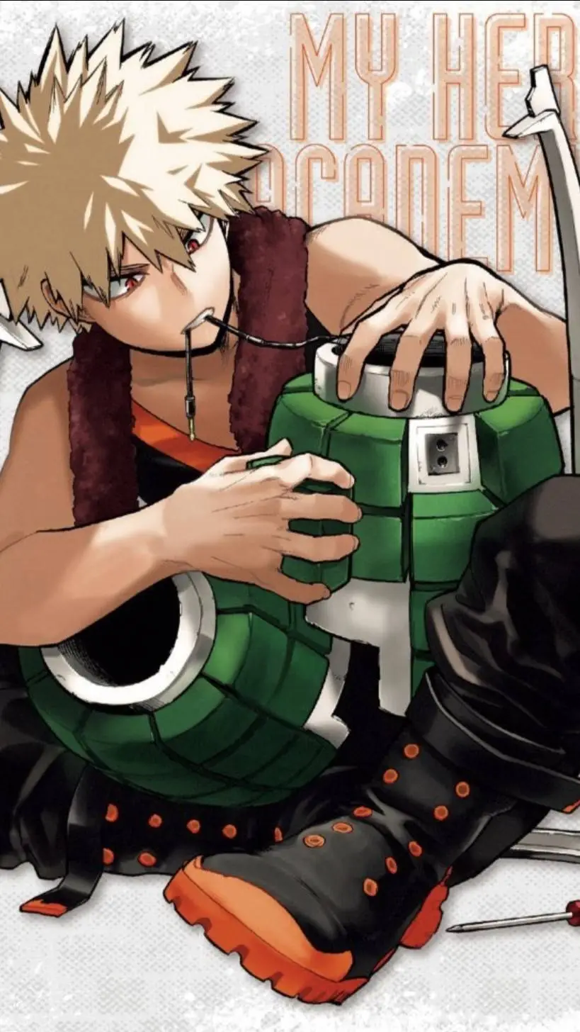 ai character: Katsuki Bakugo background