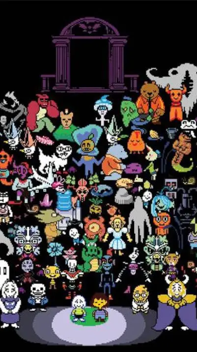 ai character: undertale  background