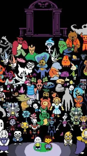 ai character: undertale  background