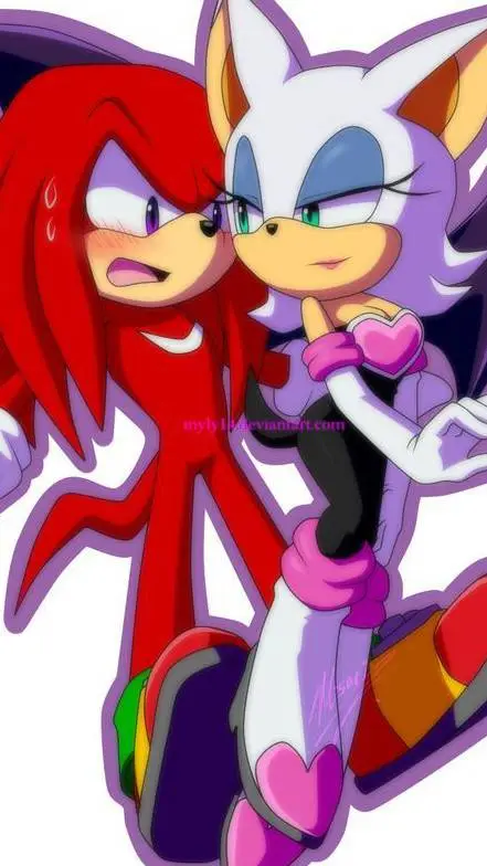ai character: Knucles x Rouge  background