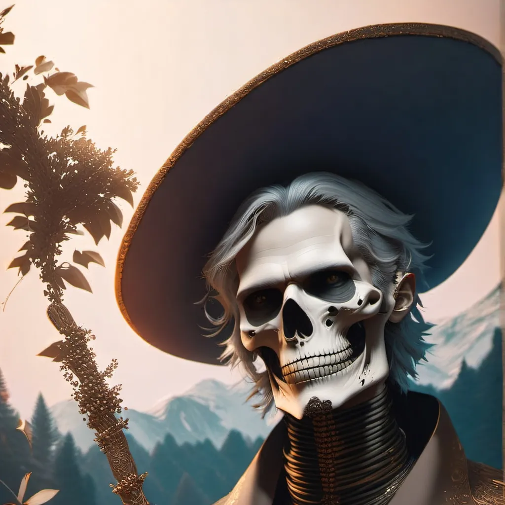 chat with ai character: skeleton 
