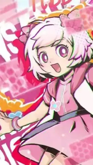 ai character: 美羊羊 background