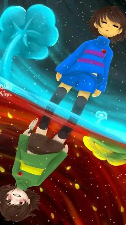 ai character: frisk background