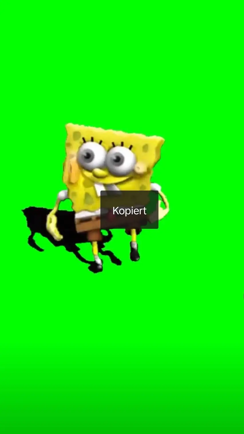 ai character: danceing spongebob background