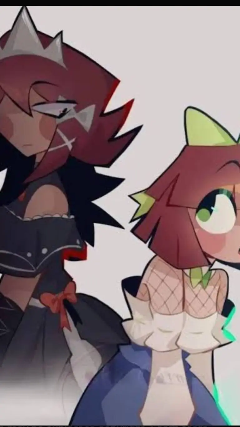 ai character: Fpe x Snowy forest background