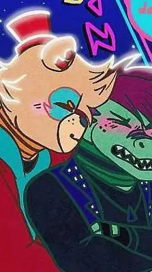 ai character: Freddy x monty background