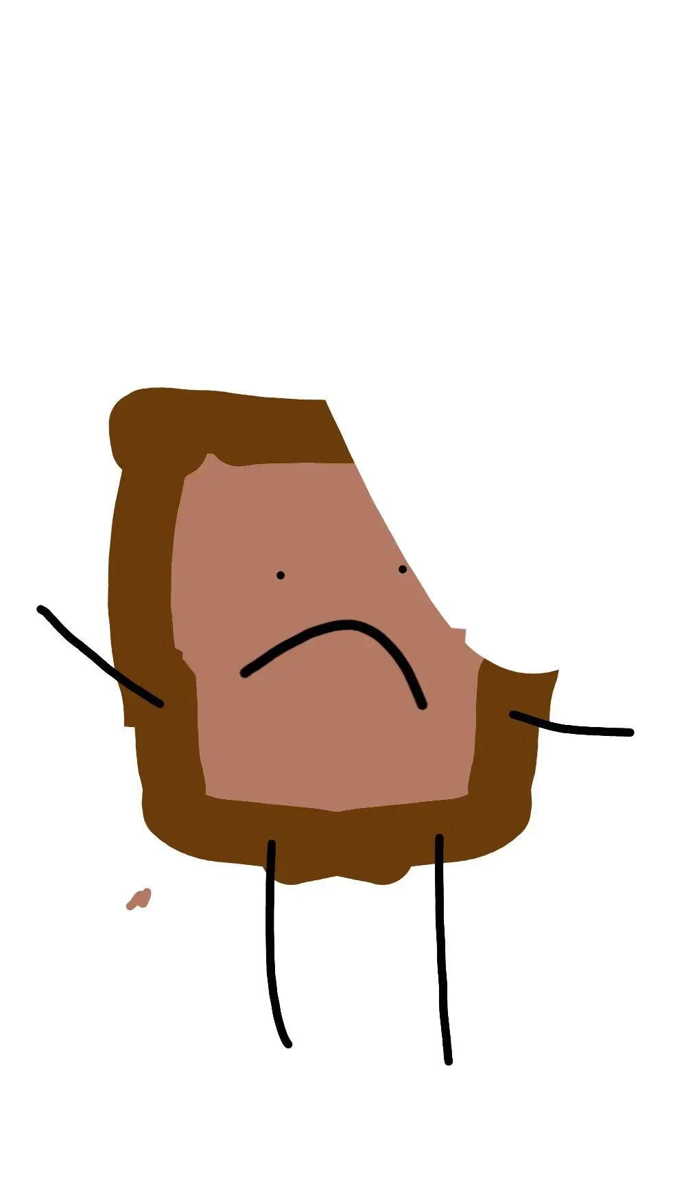 ai character: bitten bready background
