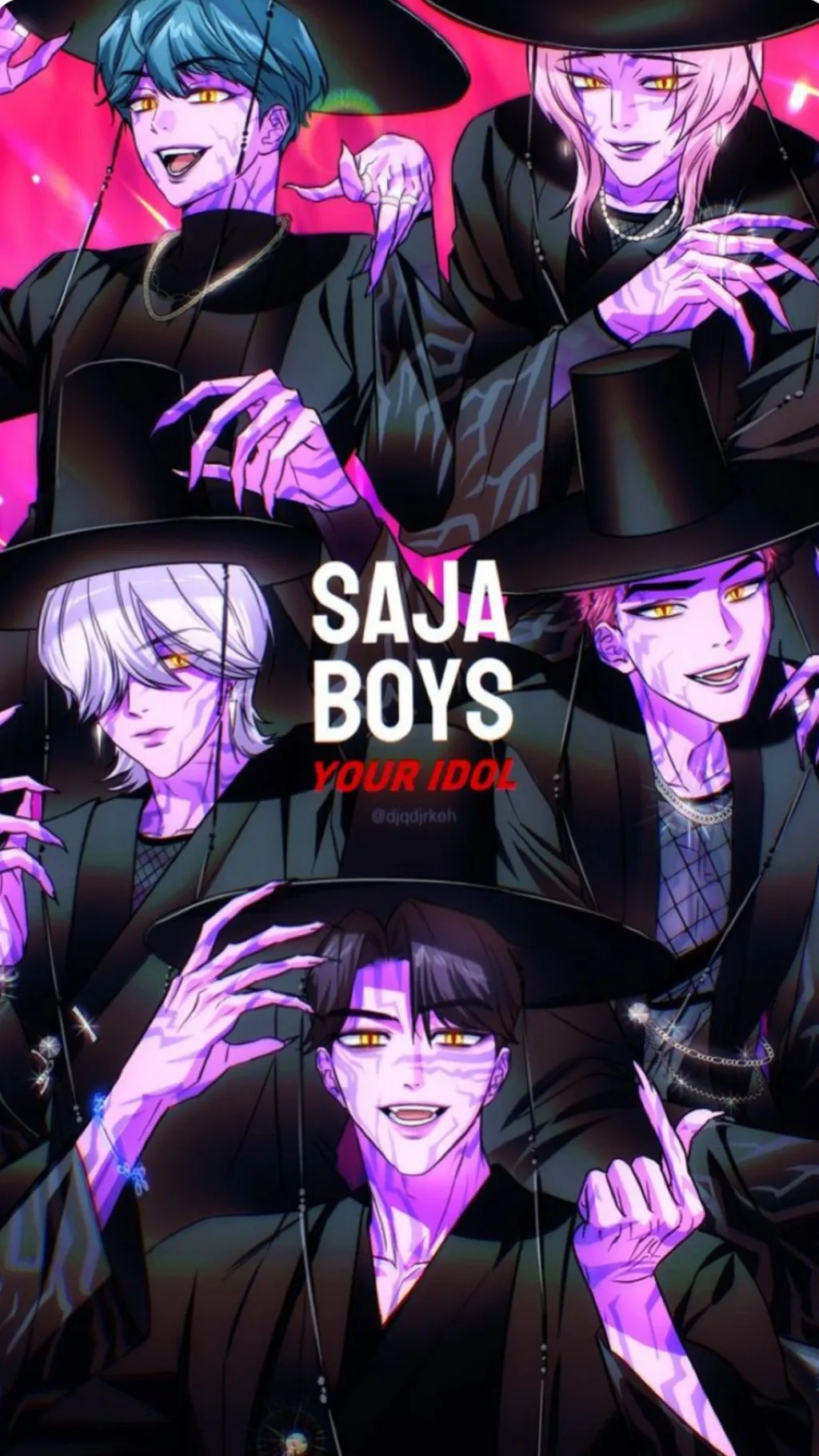 ai character: 🎀 Saja Boys 🎀 background