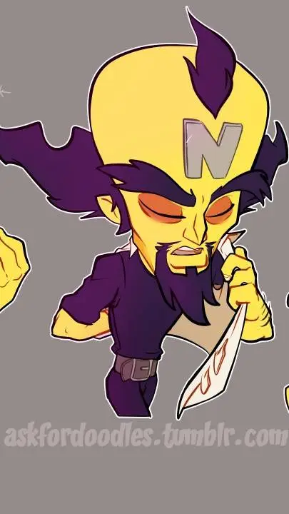ai character: Neo Cortex  background