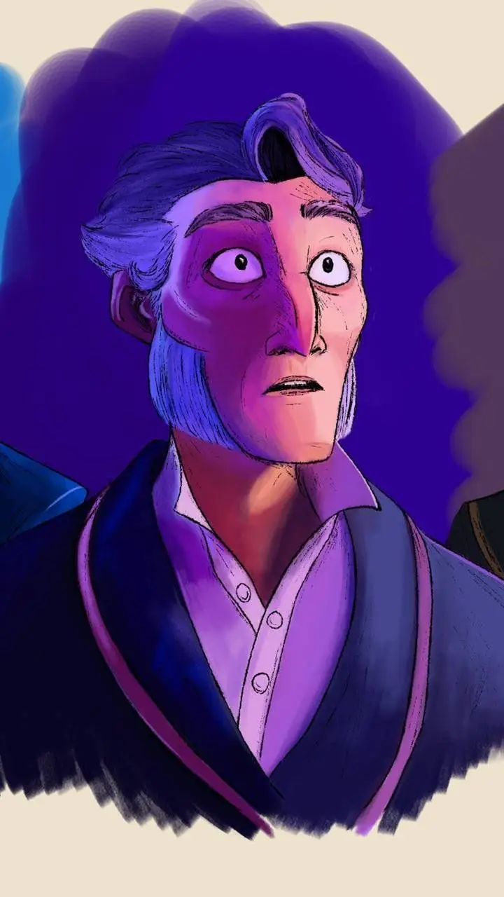 ai character: Ebenezer Scrooge  background