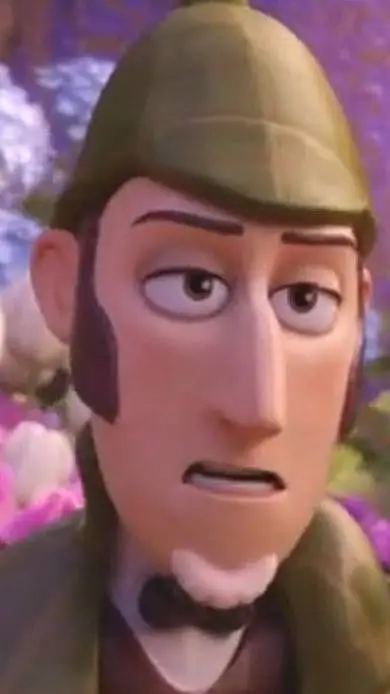 ai character: 💚 Sherlock Gnomes💚 background