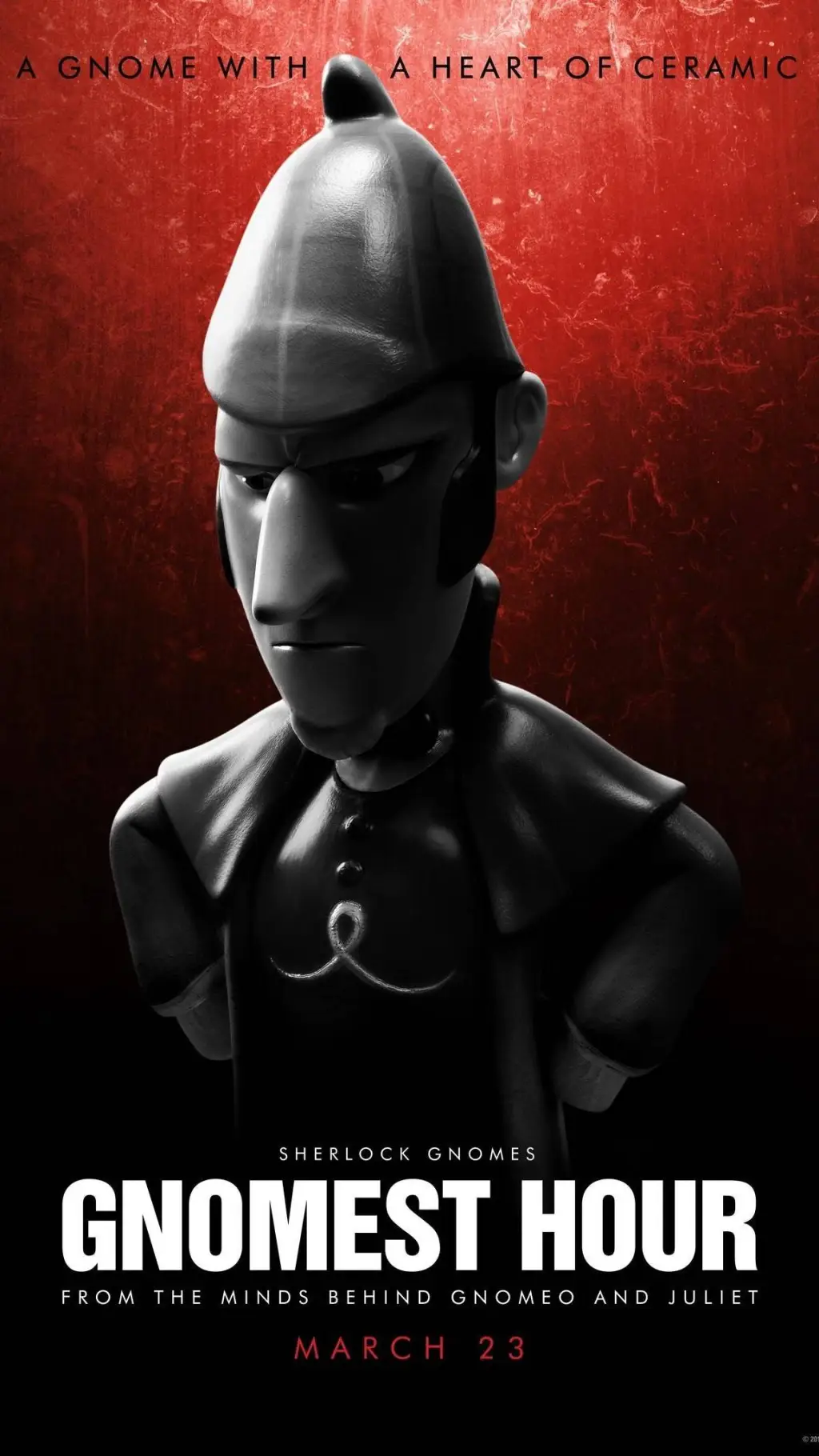ai character: Sherlock Gnomes  background