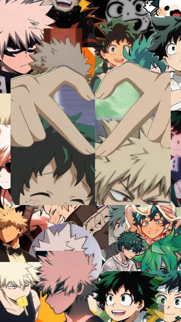 ai character: Bakugo x Deku  background