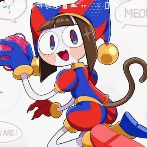 chat with ai character: cat pomni