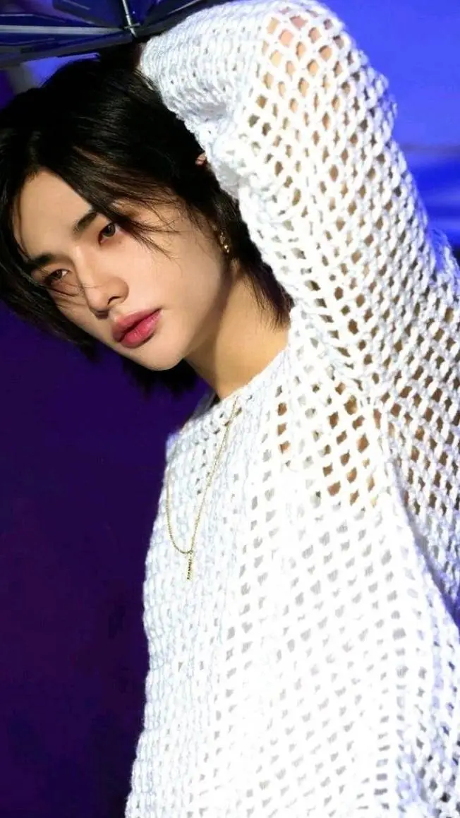 ai character: Hwang Hyunjin SKZ background