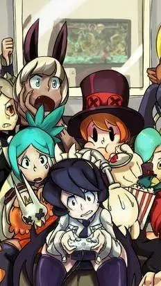 ai character: Skullgirls sleepov background