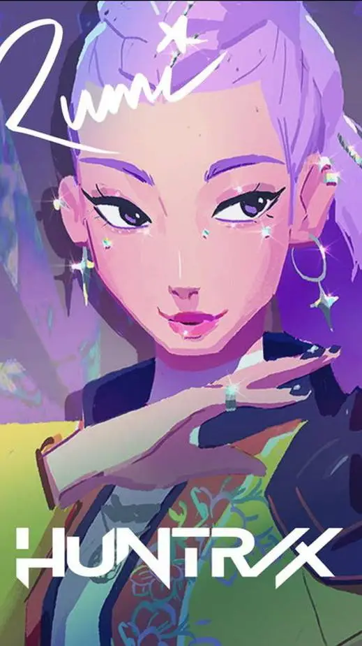 ai character: 🎤huntrix🔥 background