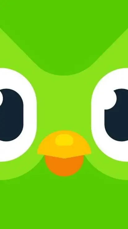 ai character: 💚duolingo🦉 background