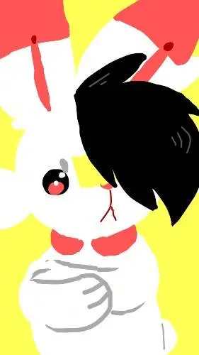 ai character: Emo Scorbunny  background