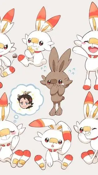 ai character: Scorbunny (Agni) background
