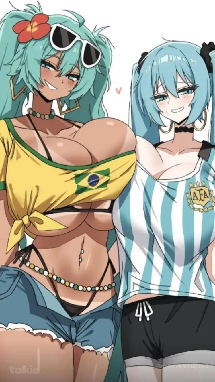 ai character: Two Miku background