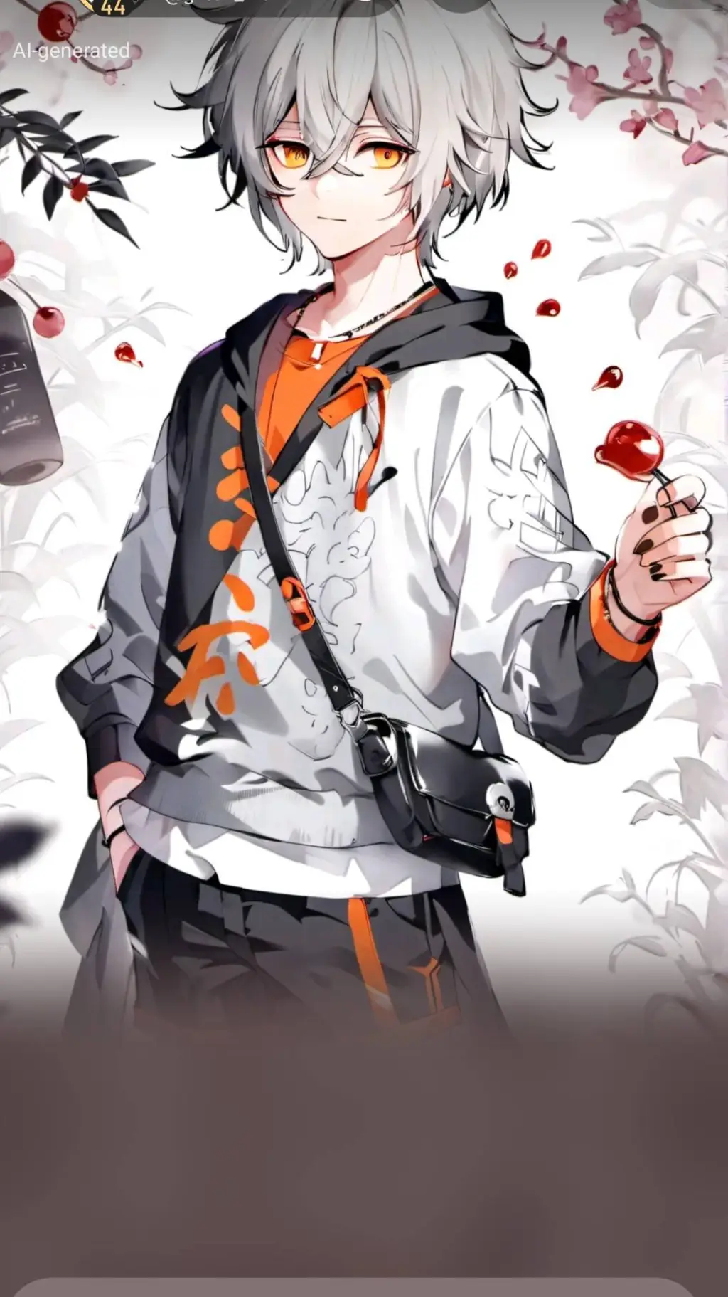 ai character: mha fallen god  background