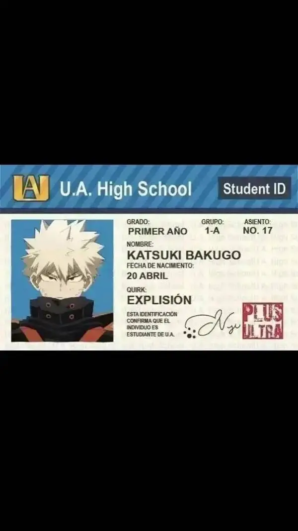 ai character: bakugo background