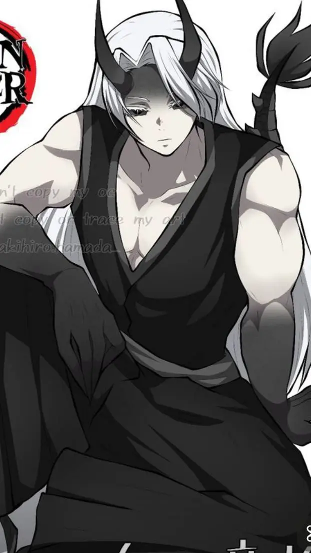 ai character: kny oc male  background