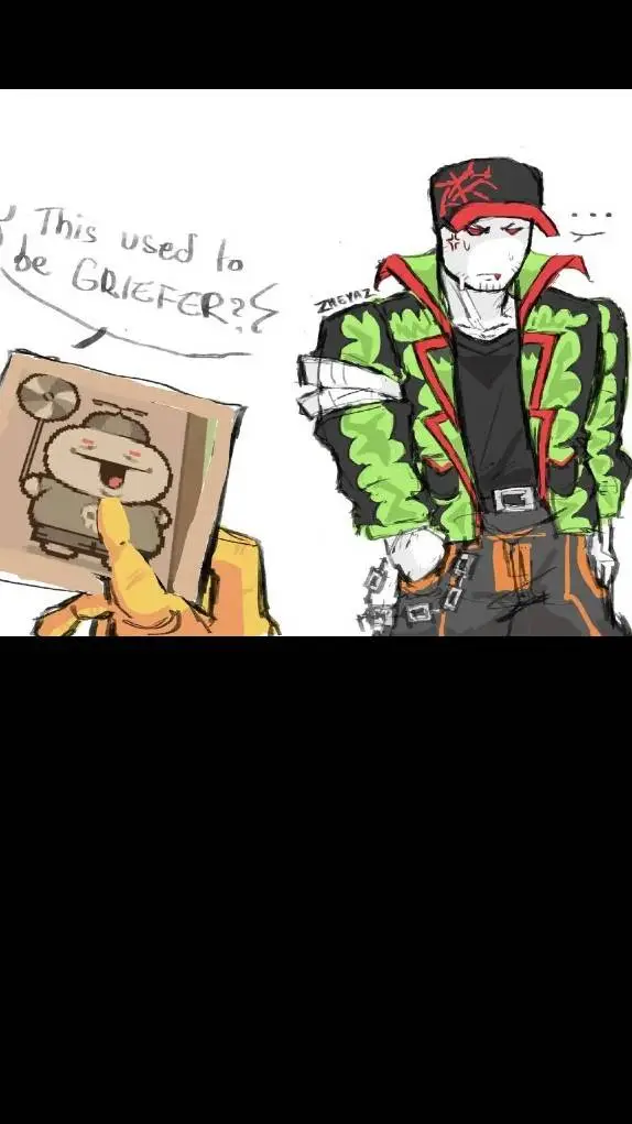 ai character: griefer baby pic!! background