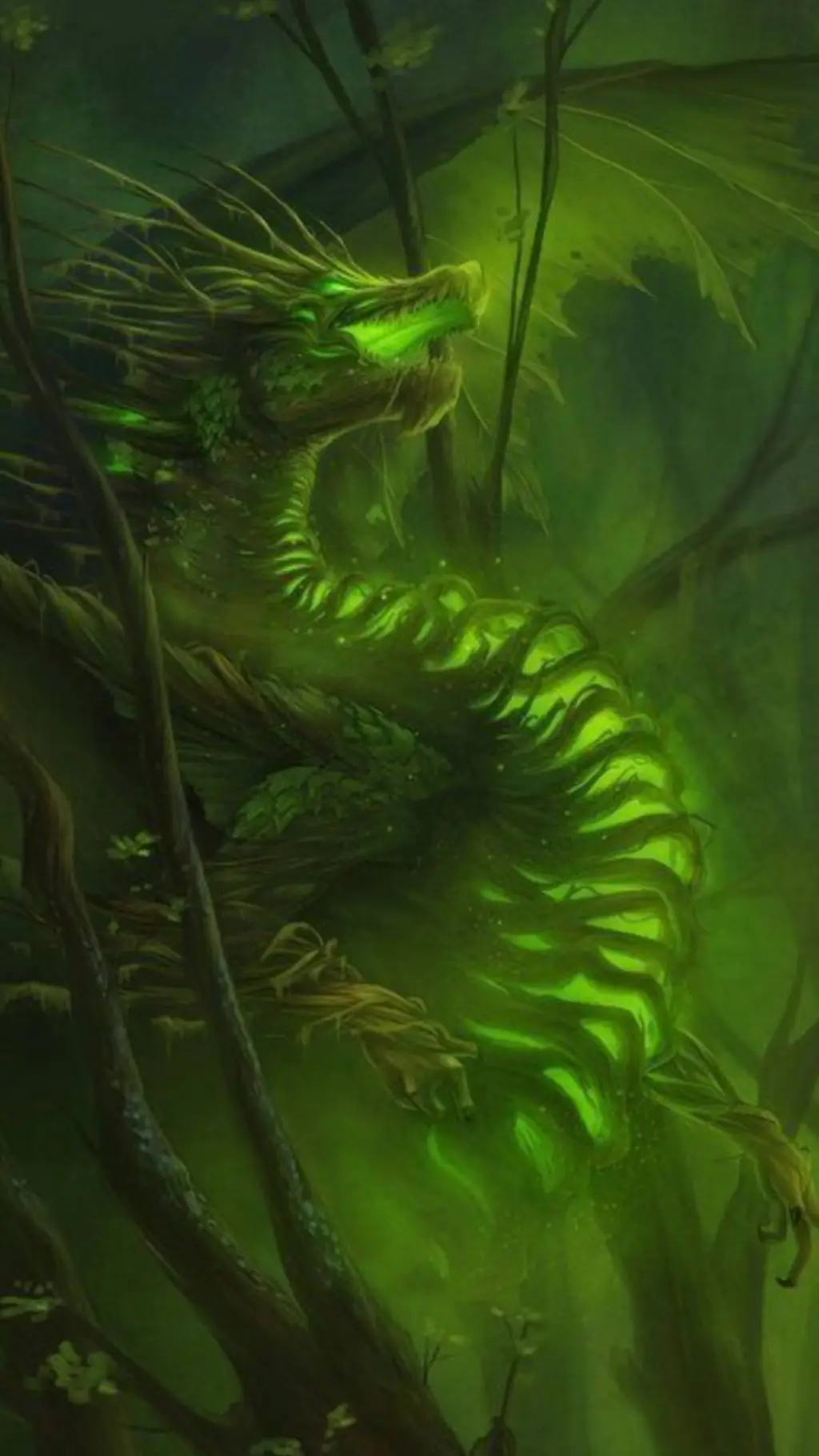 ai character: Poisn Foest Dragon background