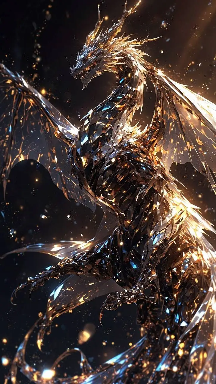 ai character: Star Glitter background